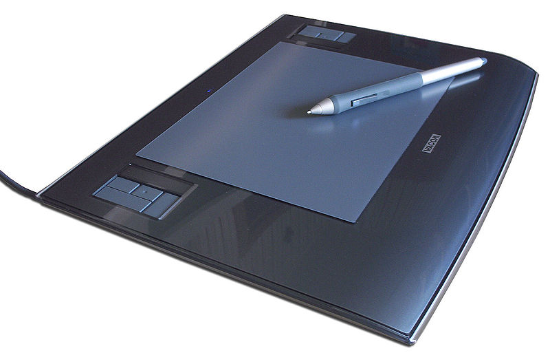Plik:Wacom Pen-tablet without mouse.jpg