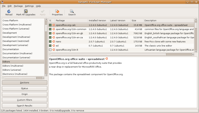 Plik:Synaptic Package Manager.png